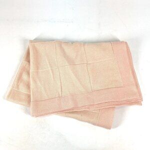 HERMES baby baby blanket blanket wool Pink Based